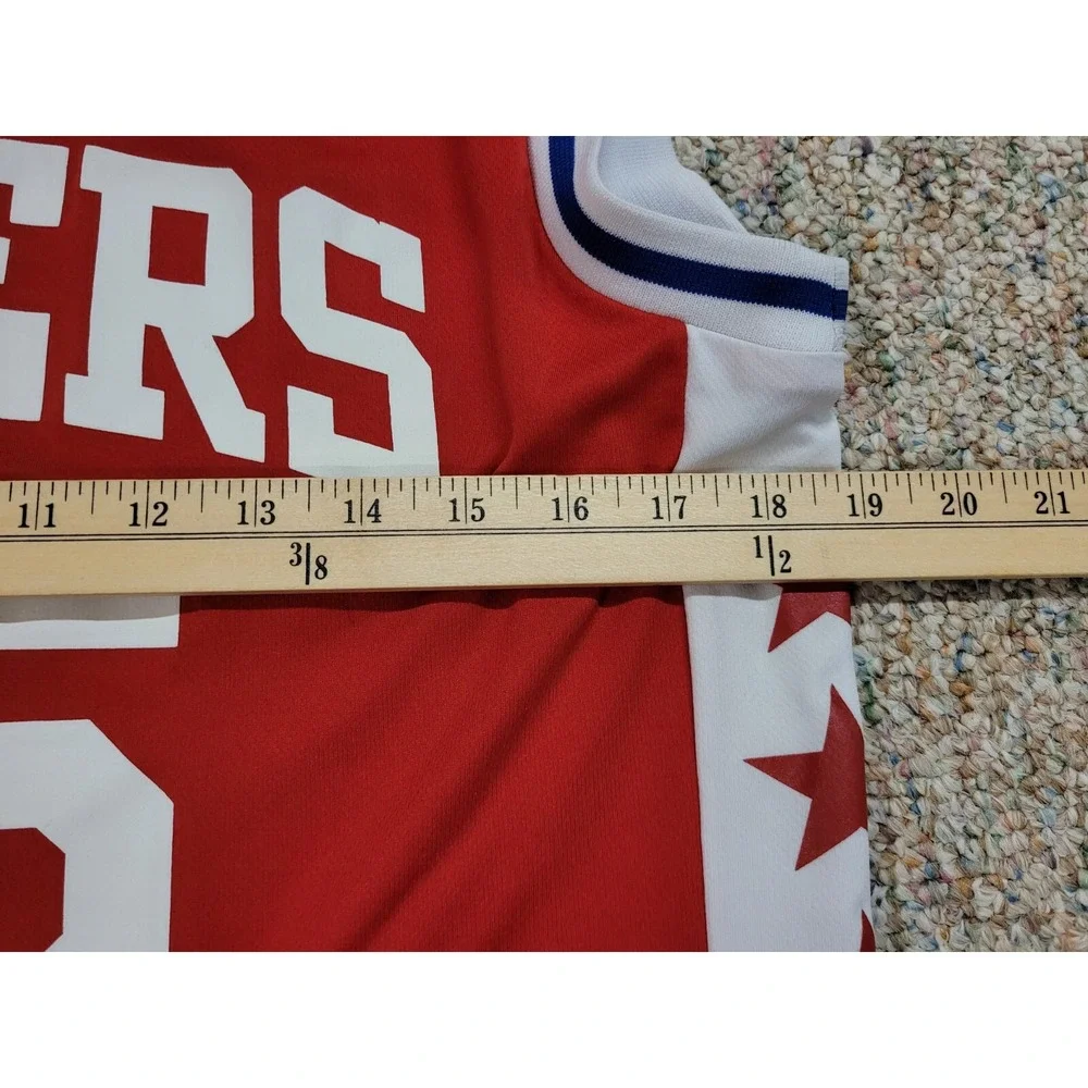 Adidas Philadelphia 76ers Jersey Mens Small Ben Simmons #25 Red NBA Basketball